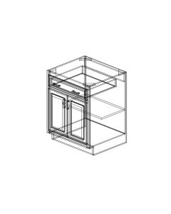 SG-B27 Shaker Grey One Drawer Two Doors-27"W x 34 1/2"H x 24"D